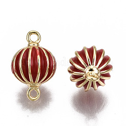 Соединители латунные эмалевые звенья KK-T056-99G-NF