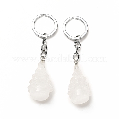 Брелок из натурального кварцевого хрусталя G-G997-D08