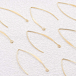 Латунные крючки для сережек KK-BC0003-75G