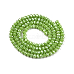 Chapelets de perles en verre électroplaqué&nbsp;EGLA-A044-P2mm-A30