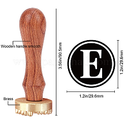 1 Stück goldfarbener Stempelkopf aus Messing&nbsp;DIY-CP0007-80E