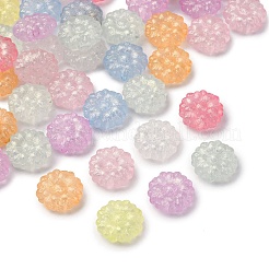 Leuchtende transparente Acrylperlen LACR-S001-15D