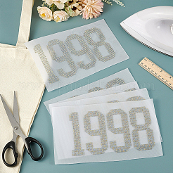 1998 Glas-Hotfix-Strass&nbsp;DIY-WH0661-24