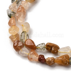 Природный агат бисер нитей G-I389-A39