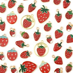 50шт 11 стиля подвески из сплава с эмалью&nbsp;ENAM-FS0003-20