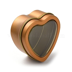 Barattoli per candele a forma di cuore in ferro e banda stagnata&nbsp;CON-NH0001-01B