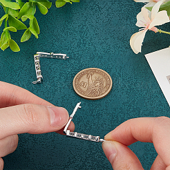 2 шт. 925 застежки из стерлингового серебра со стразами FIND-PH0020-99