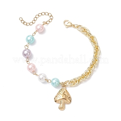 Браслеты с подвесками из нержавеющей стали 304 BJEW-JB12682