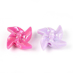 Непрозрачные акриловые бусины с УФ-покрытием OACR-N143-09