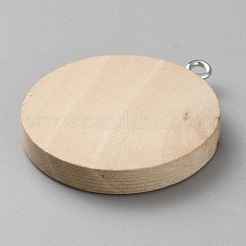 Деревянная подвеска кабошон настройки&nbsp;FIND-TAC0037-06D