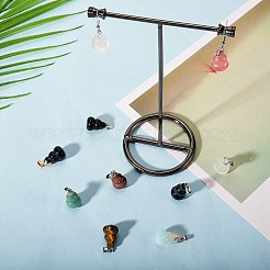 Подвески из натуральных и синтетических драгоценных камней в стиле 10 шт. G-SZ0001-85