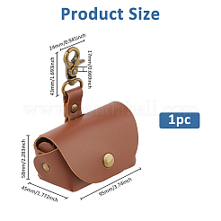 Geschenkboxen zur Ringaufbewahrung aus PU-Leder mit Eisenringen und Verschlüssen&nbsp;AJEW-WH0348-484A