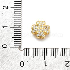 925 бусина из чистого серебра с микропаве и прозрачным фианитом STER-A034-03G