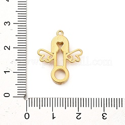 Подвески из нержавеющей стали 304 со стразами&nbsp;STAS-P385-03B-G