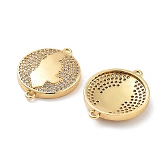 Покрытие стойки латунь микро-паве прозрачный кубический цирконий Гондурас карта соединения соединитель подвески&nbsp;KK-C063-23G