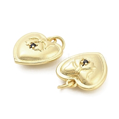 Colgante micropavé cubic zirconia de latón&nbsp;KK-H527-02A-G