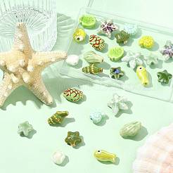 26шт 13 стиля фарфоровые бусины ручной работы&nbsp;PORC-FS0001-41