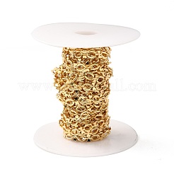 Латунные овальные и сердечные цепочки с бантом из латуни&nbsp;CHC-I040-04G