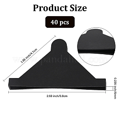 40шт треугольные пластиковые мебельные уголки&nbsp;AJEW-DJ0004-56