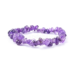 Saint Valentin pour les amoureux des idées puces améthyste étendent bracelets&nbsp;X-BJEW-JB01308-03