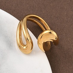 Кольца-манжеты из нержавеющей стали 304&nbsp;RJEW-Z118-03G