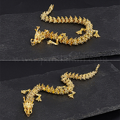 1 Stück Drachen-Dekorationsartikel aus Legierung&nbsp;DJEW-GA0001-87