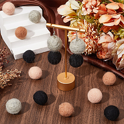 40 pieza de bolas de fieltro de lana de 4 colores&nbsp;DIY-SC0029-40B