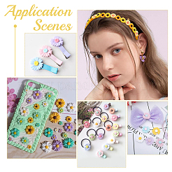 Кабошоны из непрозрачной смолы&nbsp;CRES-PH0001-03