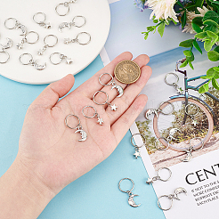 24шт 2 стиля сплава дреды бусины PALLOY-AB00079