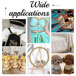 Филигранная кружевная лента из полиэстера OCOR-WH0078-28B