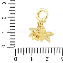 Латунные застежки с микропаве и прозрачным фианитом KK-A263-01A-G