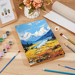 Холст из смеси льна с покрытием DIY-WH0308-586