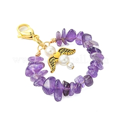 Подвеска из натурального аметиста HJEW-JM02895