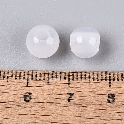 Natürliche weiße Achatperlen&nbsp;G-Q602-08A-01