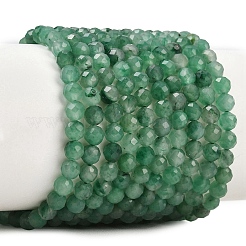 Chapelets de perles en jade africaine naturelle&nbsp;G-B175-D20-4mm
