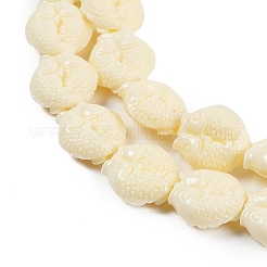 Нити резных бусин из синтетического коралла CORA-C003-13A