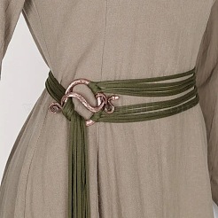 Cinture vintage con catena per la pancia con nappe lunghe multistrato in finta pelle scamosciata&nbsp;FS-WG0892A-03