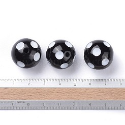 Коренастый жевательная резинка акриловые бусины&nbsp;SACR-S146-20mm-09