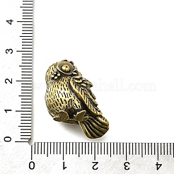 Бронзовая статуэтка совы для украшения стола в гостиной&nbsp;DJEW-Q008-04AB