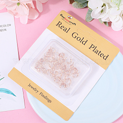 40 шт. латунные наконечники для бусин KK-BBC0010-55