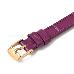 Bracelets en simili cuir avec boucles en acier inoxydable&nbsp;AJEW-Z053-01D