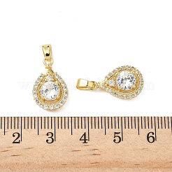 Латунные микро проложить кубического циркония подвески KK-K293-56G