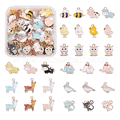 Подвески из эмали и сплава&nbsp;ENAM-BC0001-03