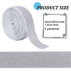 Плоская эластичная резинка из полиэстера с блестками OCOR-WH0086-13B