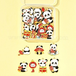 28шт 7 стиля подвески из сплава с эмалью&nbsp;ENAM-FS0002-82