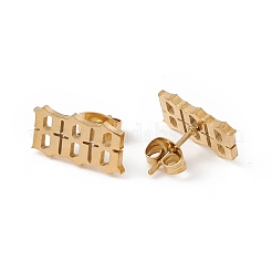 Pendientes de números&nbsp;EJEW-F286-01B-G