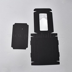 Scatole postali in carta kraft con finestra a vista&nbsp;CON-WH0110-52B