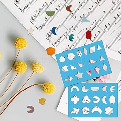 Акриловая серьга ручной работы шаблон DIY-WH0359-087