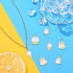 40шт 4 стиля подвески из сплава с эмалью&nbsp;ENAM-CJ0003-18