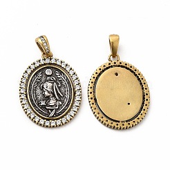 Стойки обшивки латунь микро проложить Циркон подвеску&nbsp;KK-K165-19